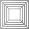 Ekena Millwork Raven Architectural Grade PVC Pierced Ceiling Medallion, Antiqued Silver, 32"OD x 11 3/4"ID x 1"P CMPP32X32RAASV - alternate 4